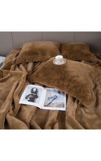 Покрывало декоративное Rabbit (охра) 220х240 KAZANOV.A