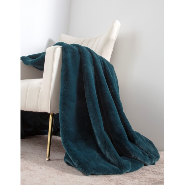 Покрывало декоративное Rabbit (изумруд) 220х240 KAZANOV.A