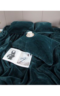 Покрывало декоративное Rabbit (изумруд) 220х240 KAZANOV.A