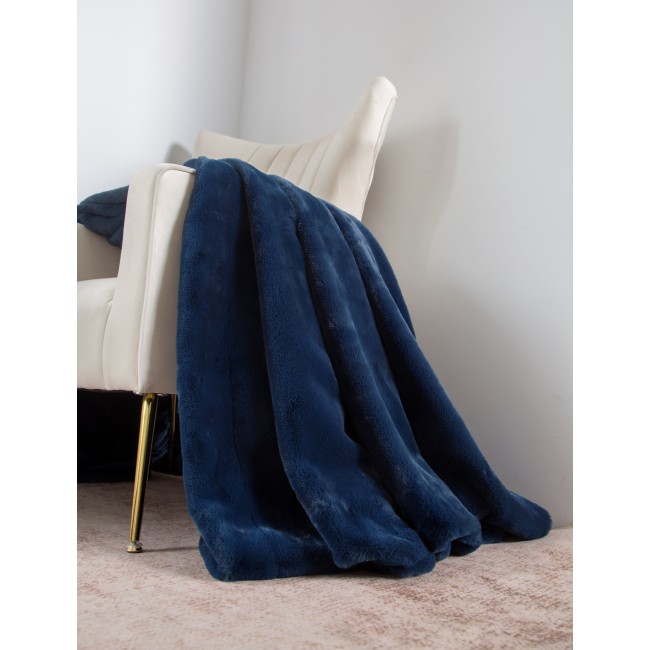 Покрывало декоративное Rabbit (сапфир) 220х240 KAZANOV.A