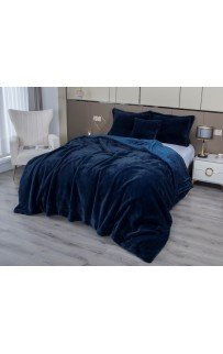 Покрывало декоративное Rabbit (сапфир) 220х240 KAZANOV.A