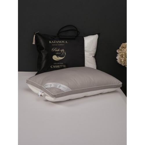 Подушка Cassette (жемчуг пепел) 50х70 KAZANOV.A.