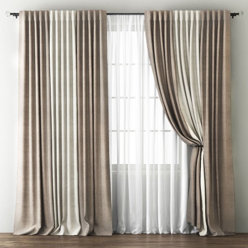 Комплект штор с подхватами "Кирстен" PASIONARIA