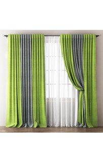 Комплект штор с подхватами "Кирстен" PASIONARIA