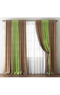 Комплект штор с подхватами "Кирстен" PASIONARIA