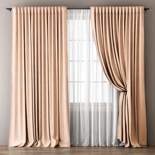 Комплект штор с подхватами "Омма" PASIONARIA