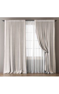 Комплект штор с подхватами "Омма" PASIONARIA Комплект штор с подхватами "Омма" PASIONARIA