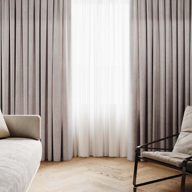 Комплект штор с подхватами "Софт" PASIONARIA