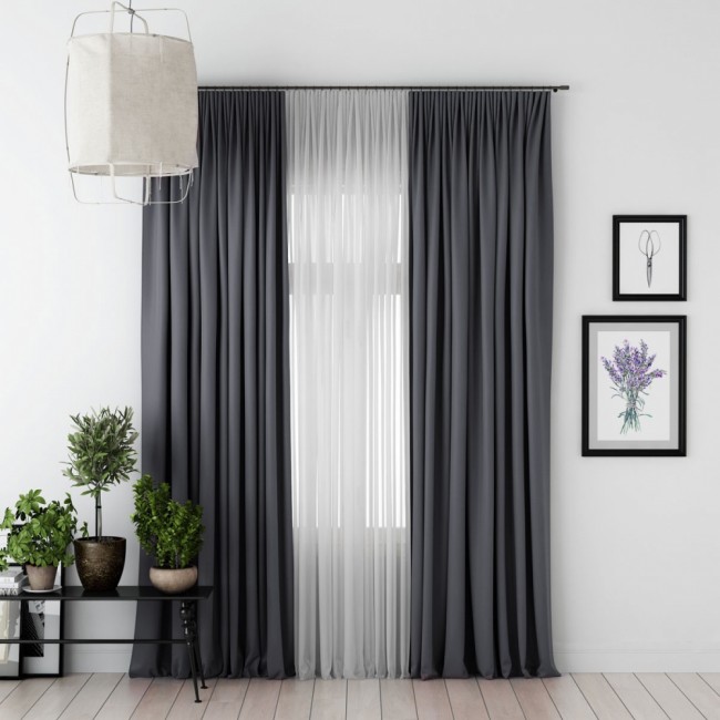 Комплект штор с подхватами "Блэкаут" PASIONARIA