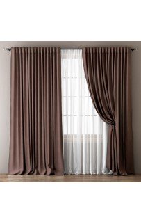 Комплект штор с подхватами "Омма" PASIONARIA Комплект штор с подхватами "Омма" PASIONARIA