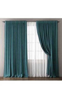 Комплект штор с подхватами "Омма" PASIONARIA Комплект штор с подхватами "Омма" PASIONARIA