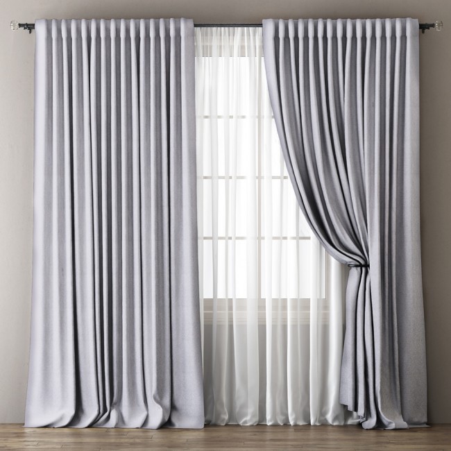 Комплект штор с подхватами "Омма" PASIONARIA Комплект штор с подхватами "Омма" PASIONARIA