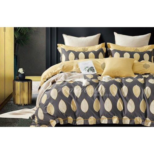 КПБ Мако-сатин Дизайн Фелис 2 сп. (наволочки 52х74)  простыня на резинке