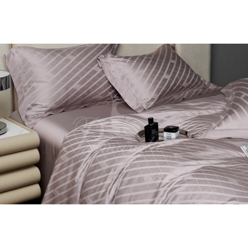 КПБ Тенсель-жаккард Dali 2 сп (наволочки 52х74) простыня на резинке