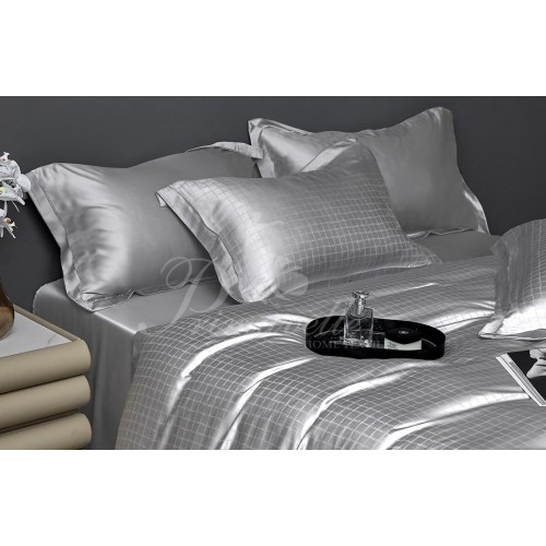 КПБ Тенсель-жаккард Saje 2 сп (наволочки 52х74) простыня на резинке