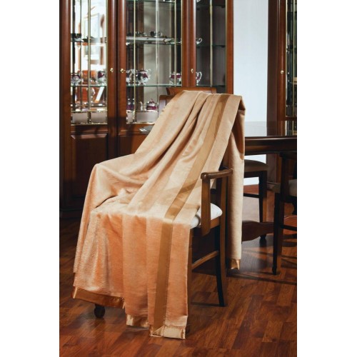 Плед шелковый с атласной лентой Primavelle 170х205 песочный