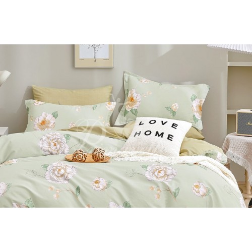 КПБ Сатин Дизайн Unida 2-х спальный, наволочки 52х74, простыня на резинке