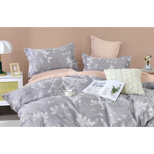 КПБ Сатин Дизайн Grido  2-х спальный, наволочки 52х74, простыня на резинке