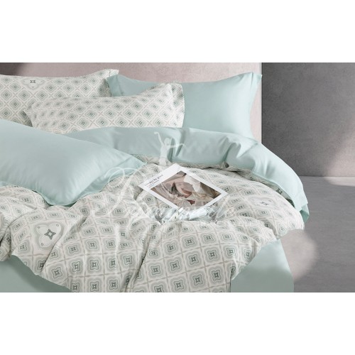 КПБ Бамбук Дизайн Messina 2 сп (наволочки 70х70) простыня на резинке