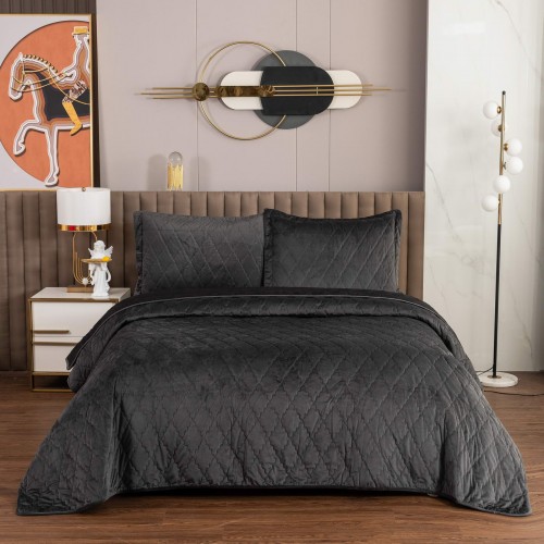 Деметра (черная) Покрывало 240х260 Sofi De MarkO