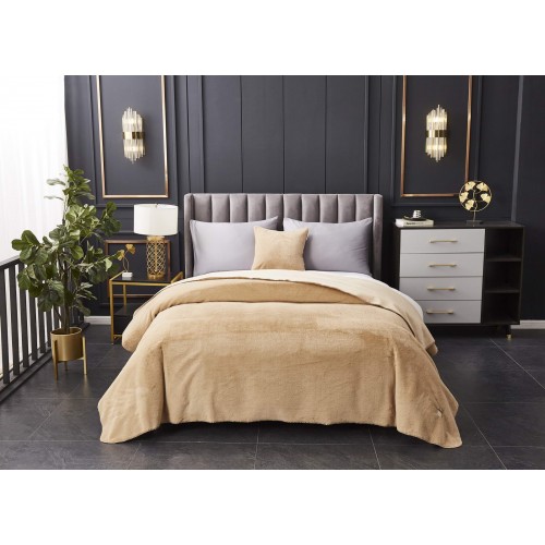 Антуан (беж) Покрывало 160х220 Sofi De MarkO