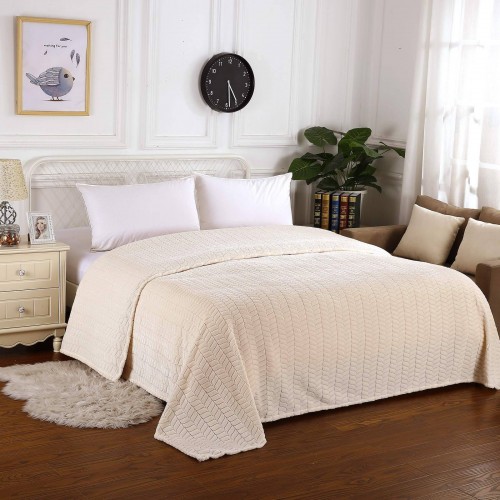 Орфей (молоко) Покрывало 160х220 Sofi De MarkO