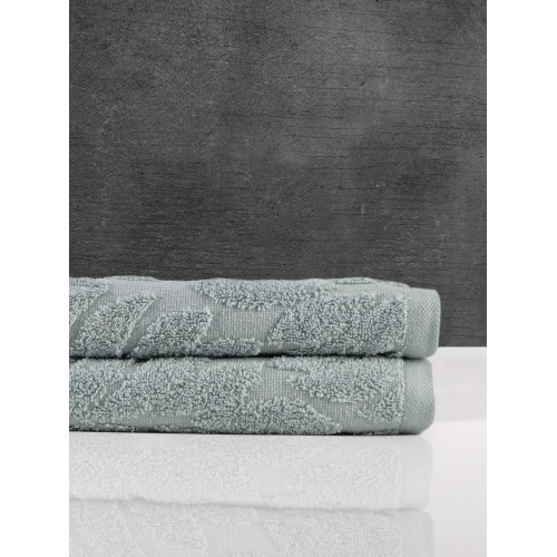 Flowers (голубое) 50х90 Полотенце Жаккард Sofi De MarkO