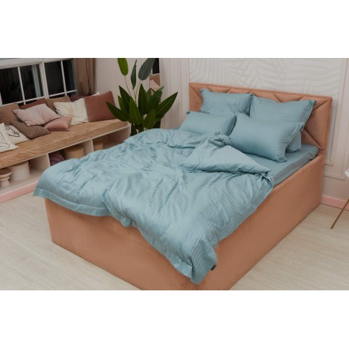 Моне (изумруд) страйп сатин 7Е Sofi De MarkO