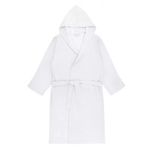 Naomi (белый) M (р.54-56) Халат вафельный с капюшоном Sofi De MarkO