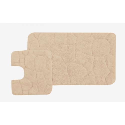 Moretto (капучино) набор ковриков для ванной комнаты 60х100 и 50х50см Sofi De MarkO