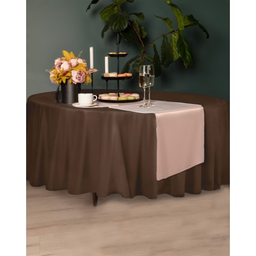 Серенити (кофе) Скатерть круглая 160см Sofi De MarkO