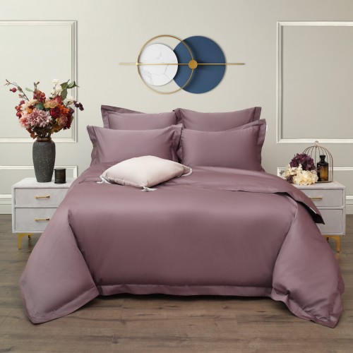 Моно (мокко) комплект постельного белья Евро Макси Sofi De MarkO