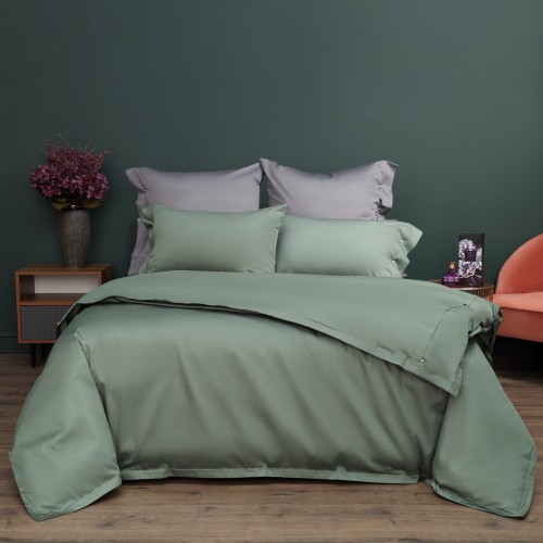 Беллини (тем зеленый) комплект постельного белья Евро Sofi De MarkO