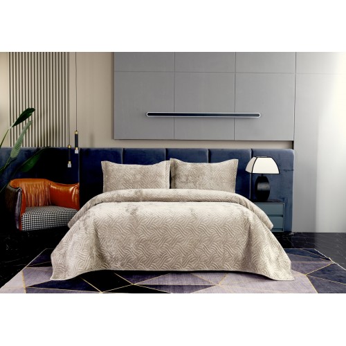 Деварта (беж) Покрывало 160х220 Sofi De MarkO