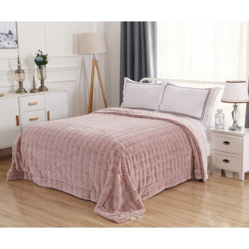 Мадлен (пепел роза) Покрывало 220х240 Sofi De MarkO