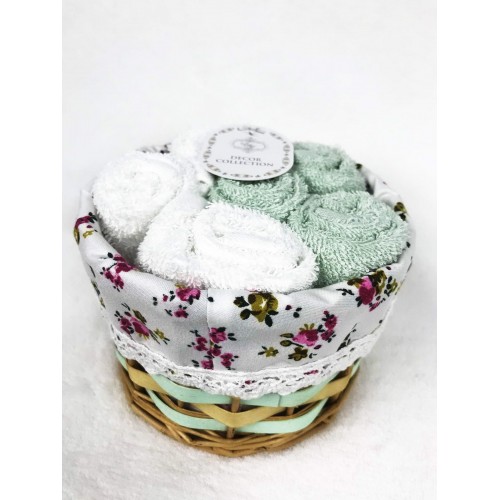 Евита (бирюза) Набор 30х30 (6шт) Sofi De MarkO