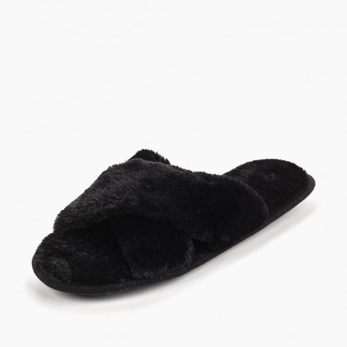 Тапочки №2 (черные) S Женские Sofi De MarkO