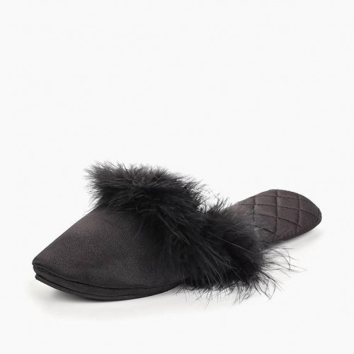 Тапочки №9 (черные) S Женские Sofi De MarkO