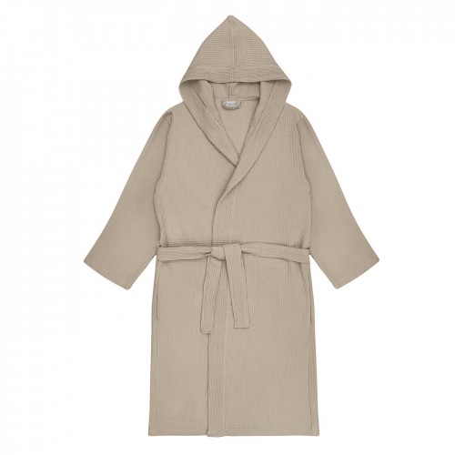 Naomi (беж) S (р.52-54) Халат вафельный с капюшоном Sofi De MarkO