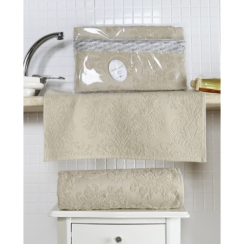 ALMEDA (беж) 50х100 полотенце Жаккрд