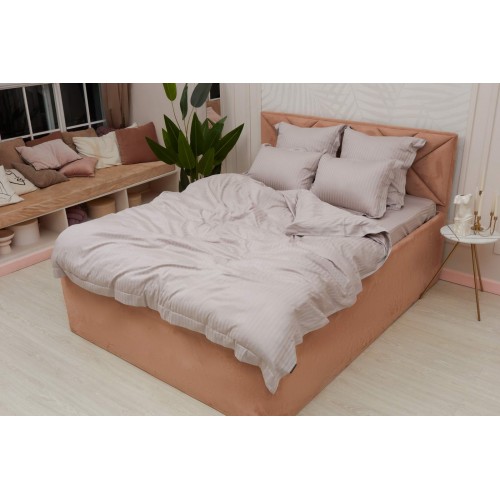 Моне (пеп лиловый) страйп сатин 1.6 Sofi De MarkO