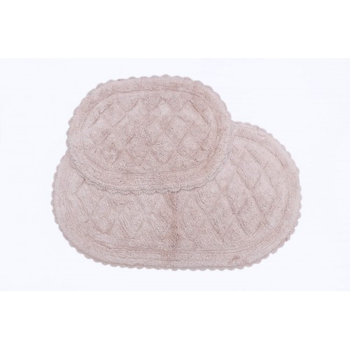 KIMBERLY (беж) набор ковриков для ванной 60х100 и 50х70 Sofi De MarkO