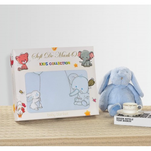 Слоник (голубой) Одеяло 90х120 Sofi De MarkO