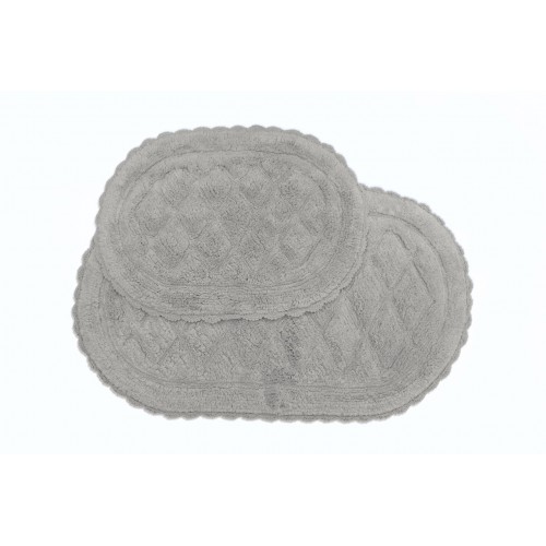 KIMBERLY (серый) набор ковриков для ванной 60х100 и 50х70 Sofi De MarkO