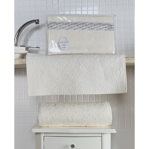 ALMEDA (крем) 50х100 полотенце Жаккрд