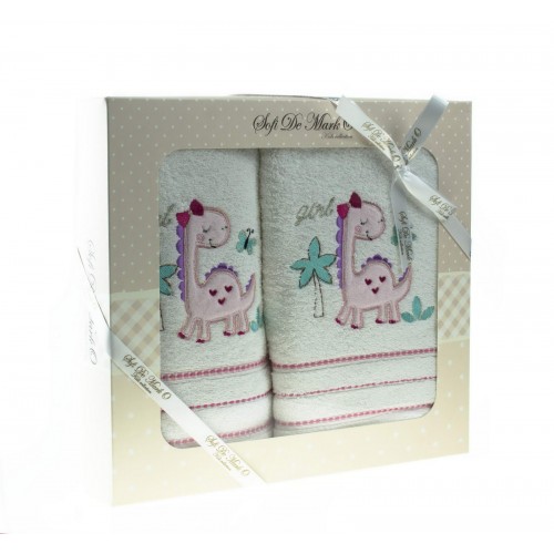 DINO (белый) комплект полотенец 50х80 и 70х120 Sofi De MarkO