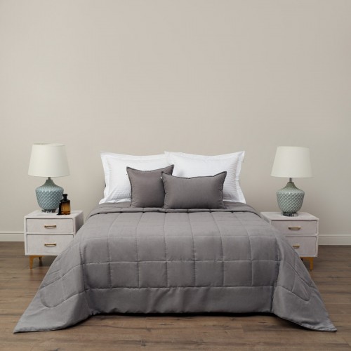 Доминико (серый) Покрывало 240х260 Sofi De MarkO