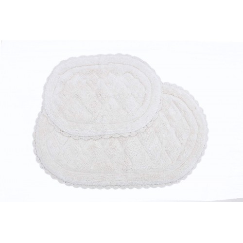 KIMBERLY (крем) набор ковриков для ванной 60х100 и 50х70 Sofi De MarkO