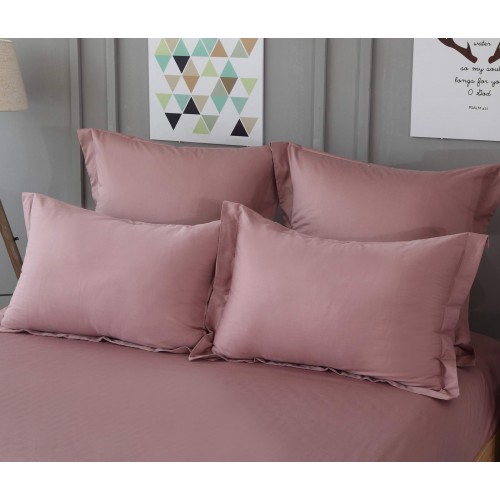 Матера (марсала) Наволочка Сатин 50х70 (2шт) Sofi De MarkO