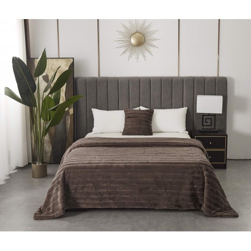 Анабель (шоколад) Покрывало 160х220 Sofi De MarkO